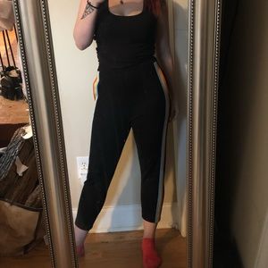 Rainbow sided joggers